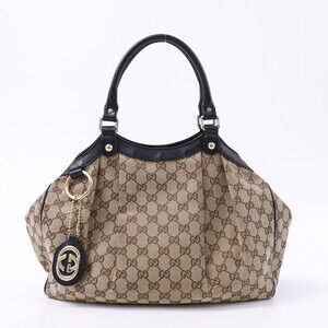 Gucci GG Canvas Sukey Handbag Bag